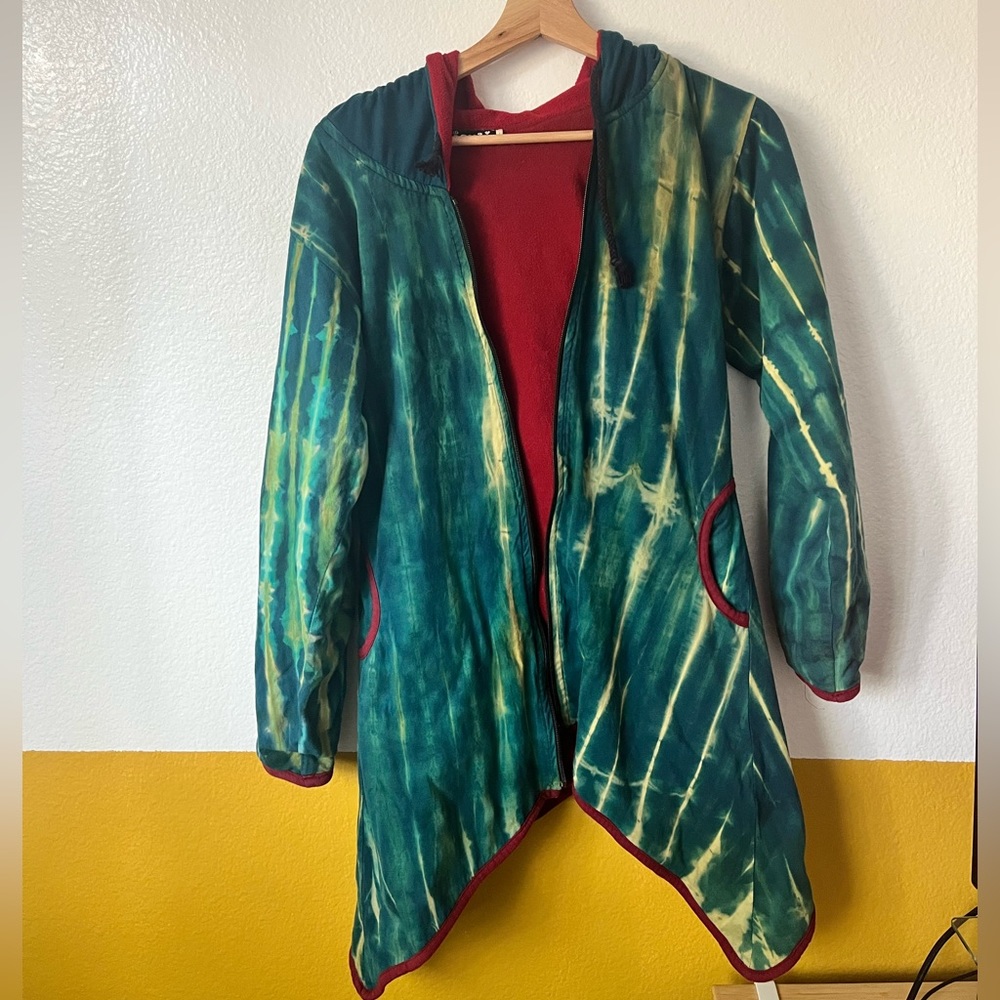 Comfy long tie dye sweater